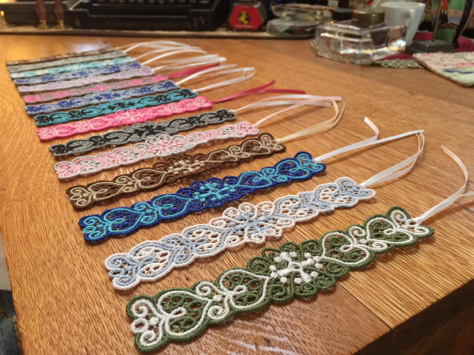 Lace Bookmarks. Book lover customized delicate handmade Etsy