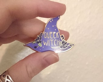 Queer Witch Enamel Pin