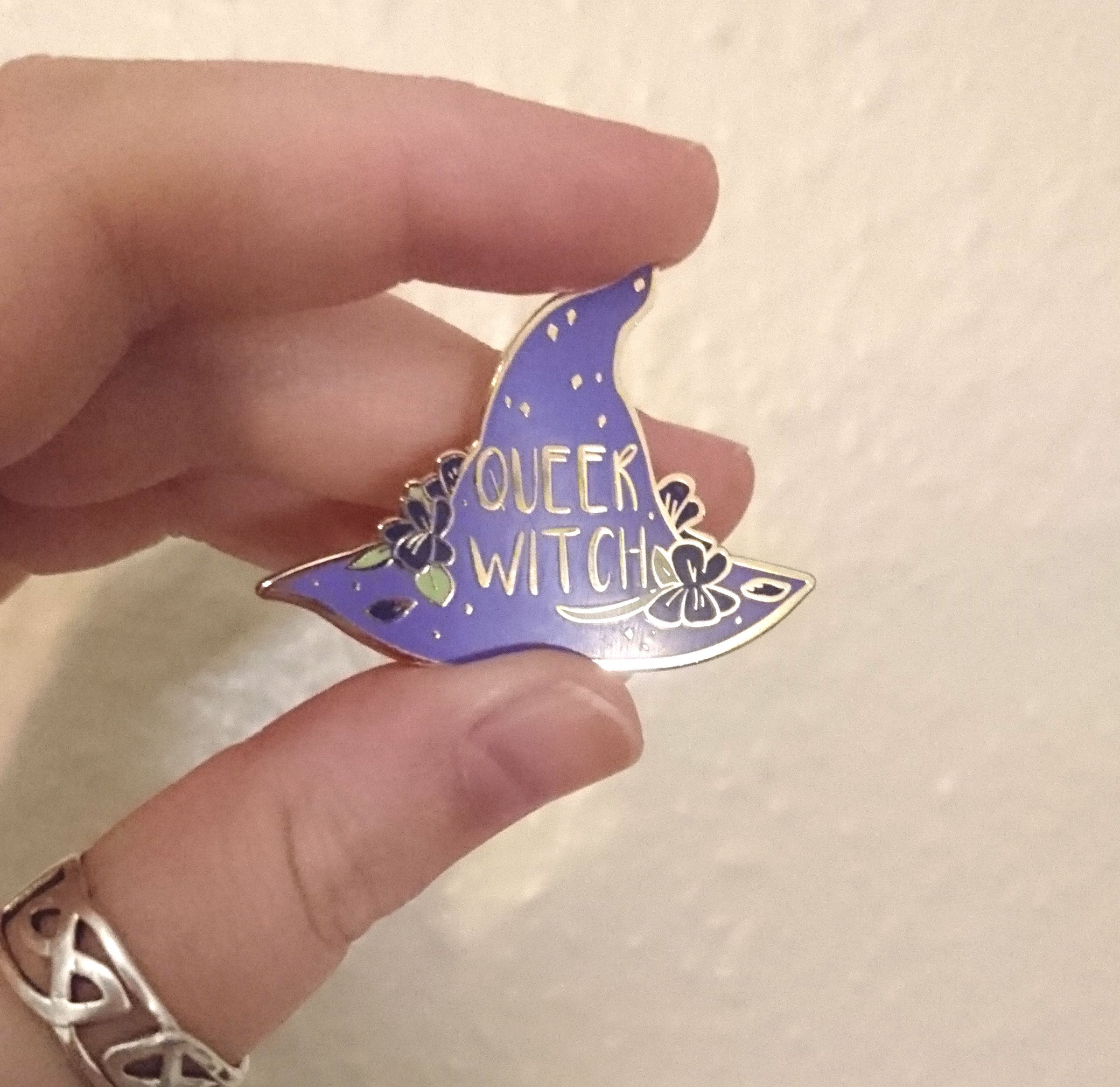 Queer Witch Enamel Pin - DESIGN 2