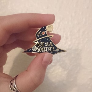 Bisexual Sorcerer Enamel Pin Badge