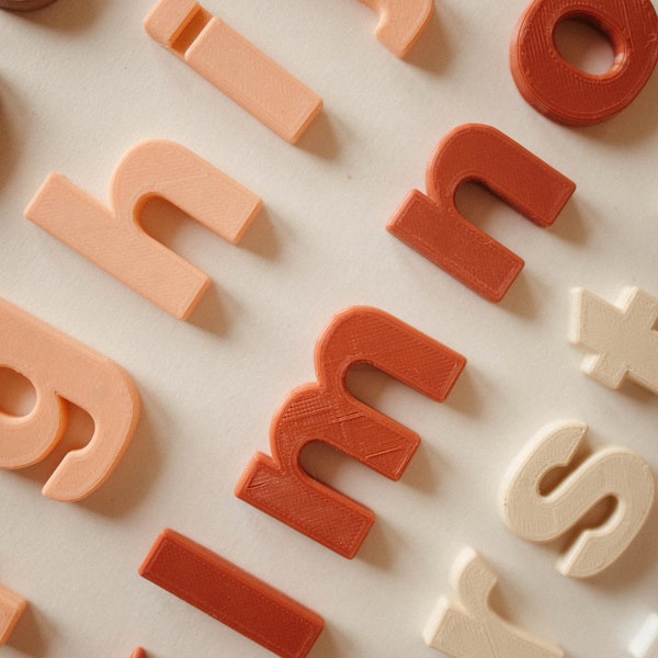 Alphabet Magnets - Etsy