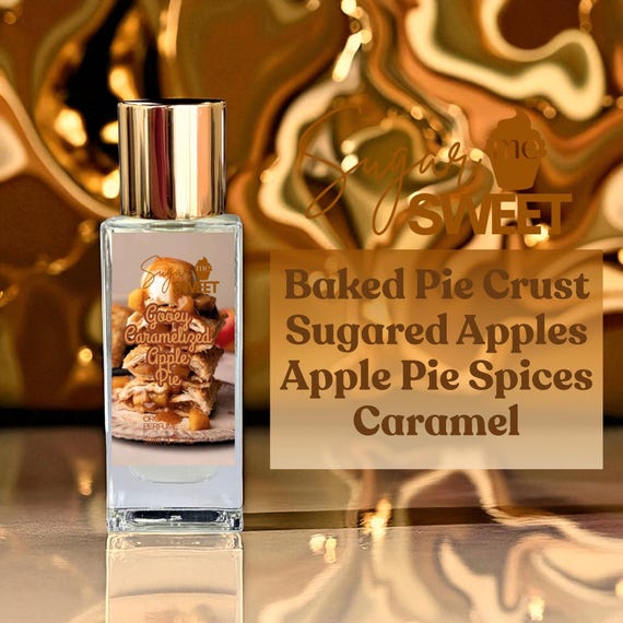 Gooey Caramelized Apple Pie Perfume | Gourmand, Dessert | Organic| Perfume Oil