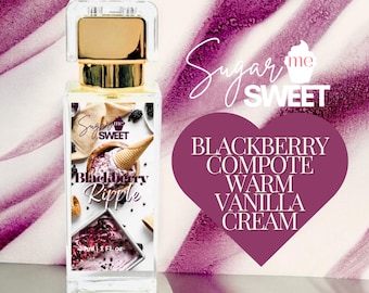 Blackberry Ripple Perfume | Gourmand, Dessert | Organic| Perfume Oil
