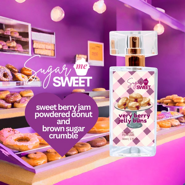 Very Berry Jelly Buns Perfume | Gourmand, Dessert | Organic| Perfume Oil