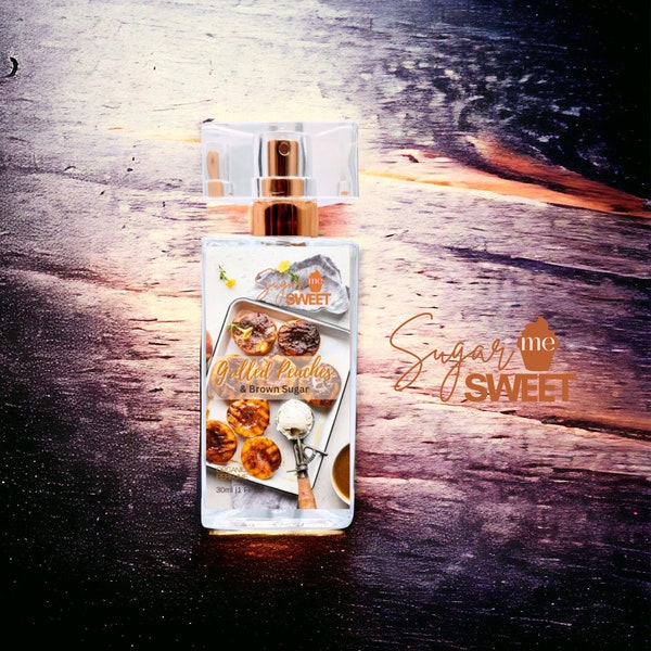 Grilled Peaches & Brown Sugar Perfume | Gourmand, Dessert | Organic| Perfume Oil