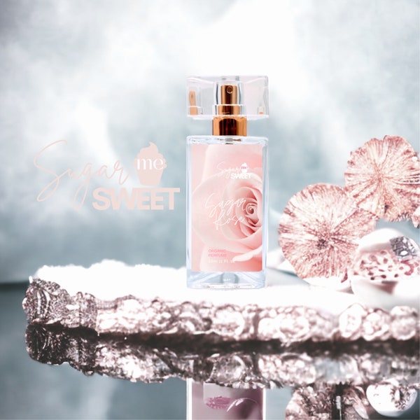 Sugar Rose Perfume | Gourmand, Dessert | Organic| Perfume Oil