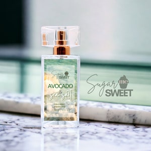 Avocado and Sea Salt Perfume | Gourmand, Dessert | Organic, Natural | Perfume Oil