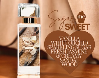 Warm Vanilla Sugar Perfume | Gourmand, Dessert | Organic| Perfume Oil