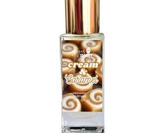 Cream & Caramel Perfume | Gourmand, Dessert | Organic| Perfume Oil