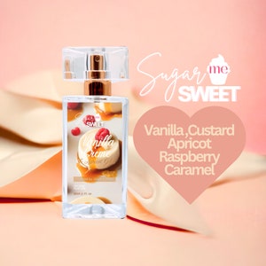 Vanilla Creme & Apricot Gelee Perfume | Gourmand, Dessert | Organic| Perfume Oil