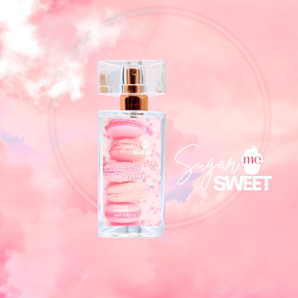 Raspberry Peach Macaron | Gourmand, Dessert | Organic| Perfume Oil