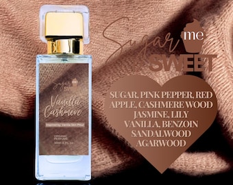 Vanilla Cashmere Perfume | Gourmand, Dessert | Organic| Perfume Oil