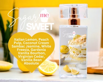 Lemon Coconut Trifle Perfume | Gourmand, Dessert | Organic| Perfume Oil