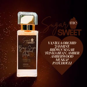 Brown Sugar & Ambered Musk Perfume | Gourmand, Dessert | Organic| Perfume Oil