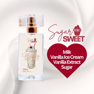 Vanilla Milkshake Perfume | Gourmand, Dessert | Organic| Perfume Oil