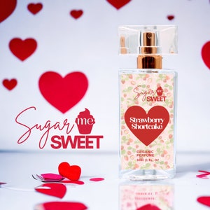 Strawberry Shortcake Perfume | Gourmand, Dessert | Organic, Natural | Perfume Oil