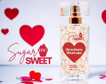 Strawberry Shortcake Perfume | Gourmand, Dessert | Organic, Natural | Perfume Oil