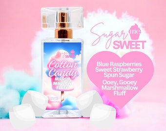 Cotton Candy Marshmallow Fluff Perfume | Gourmand, Dessert | Organic| Perfume Oil