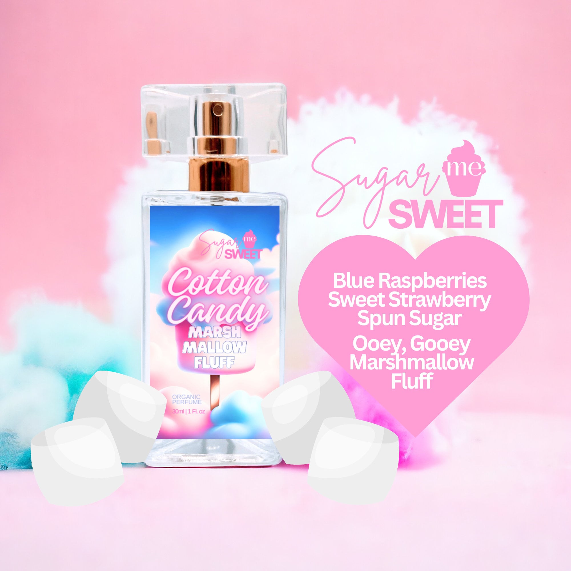 Cotton Candy Marshmallow Fluff Perfume | Gourmand, Dessert 