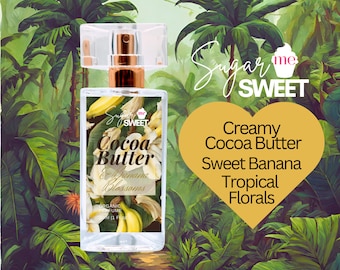 Cocoa Butter & Banana Blossoms Perfume | Gourmand, Dessert | Organic| Perfume Oil