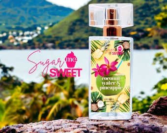 Coconut Water & Pineapple Perfume Type | Gourmand, Dessert | Organic | Perfume Oil