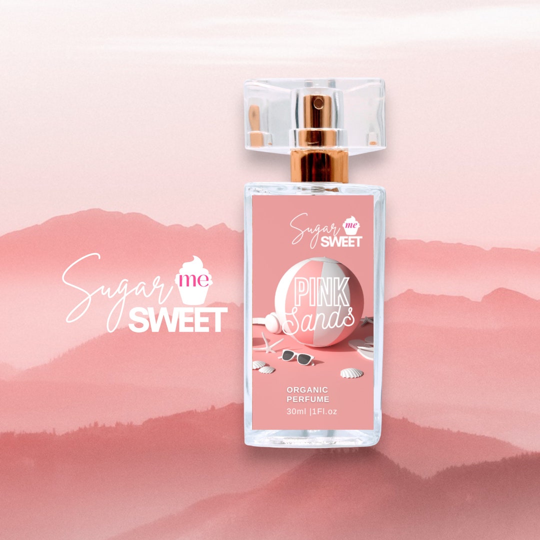 Pink Sands Perfume Type Gourmand, Dessert Organic, Natural Perfume Oil