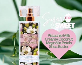 Pistachio & Magnolia Perfume | Gourmand, Dessert | Organic| Perfume Oil