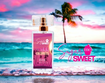 Waikiki Coconuts Type Perfume | Gourmand, Dessert | Organic, Natural | Perfume Oil