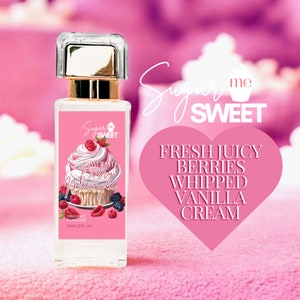 Whipped Berry Meringue Perfume Gourmand, Dessert Organic| Perfume Oil