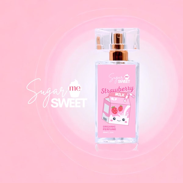 Strawberry Milk Perfume | Gourmand, Dessert | Organic | Perfume Oil