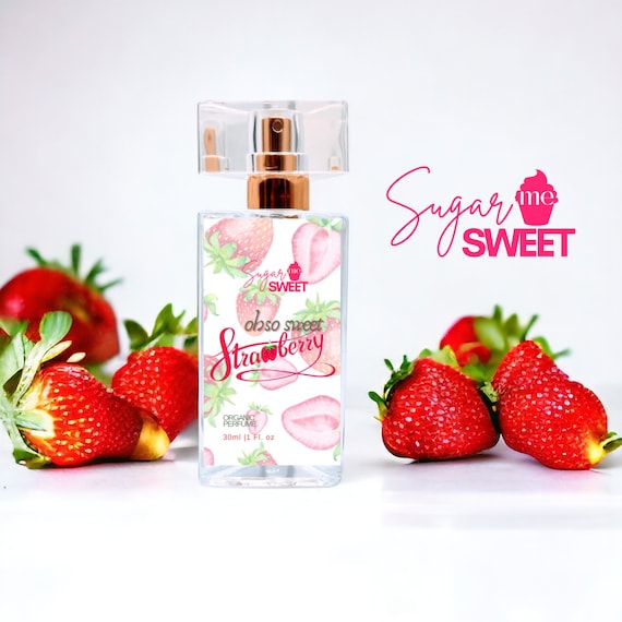 Oh So Sweet Strawberry Perfume Gourmand, Dessert Organic| Perfume Oil