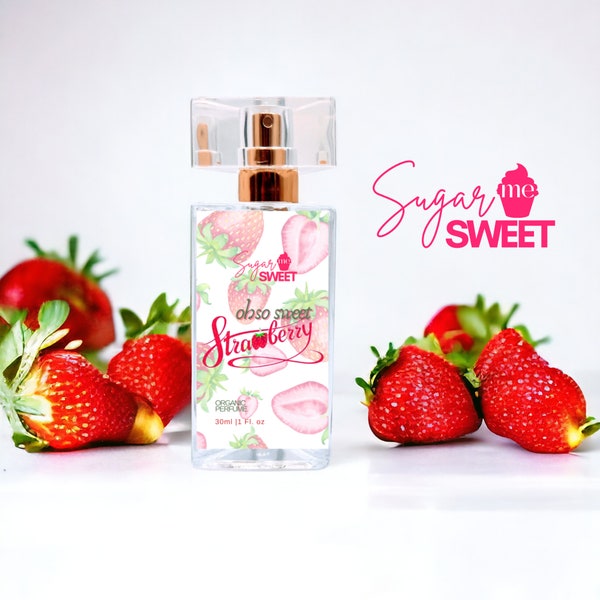 Oh So Sweet Strawberry Perfume | Gourmand, Dessert | Organic| Perfume Oil