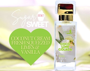 Coco Lime Colada Perfume | Gourmand, Dessert | Organic| Perfume Oil