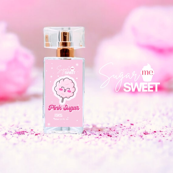 Pink Sugar Perfume Gourmand, Dessert Organic, Natural Perfume Oil 