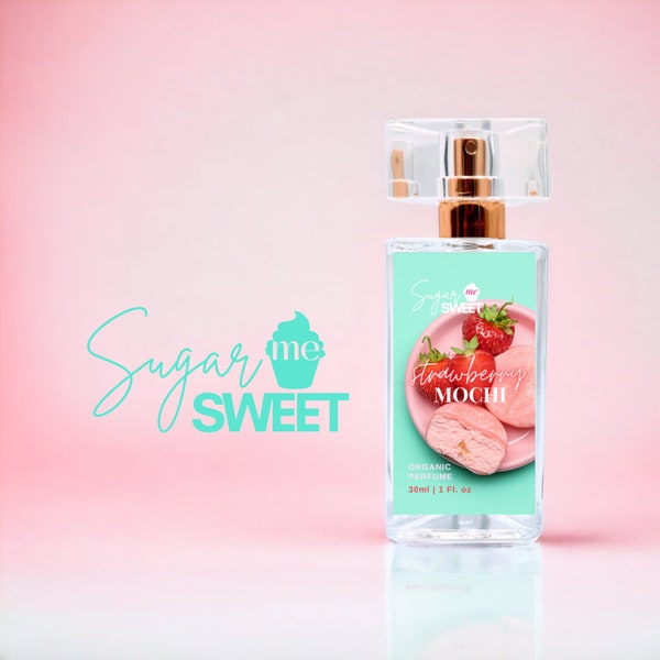 Strawberry Mochi | Gourmand, Dessert | Organic| Perfume Oil