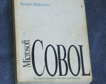 Microsoft Cobol 5.0 (by Micro Focus) System Reference for MS-DOS/Windows (RARE)