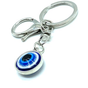Evil Eye Good Luck Charm Keychain #1021
