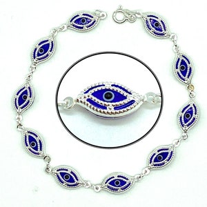 925 Sterling Silver Evil eye  Bracelets #9047