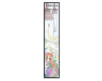 Princess Rapunzel Bookmark, Fairest Trilogy, Fairy Tales, Dame Gothel, Mother Gothel, Evil Witch, Maiden in the Tower, Spring Princess