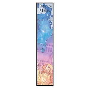 Sleeping Beauty Bookmark, Fairest Trilogy, Fairy Tales, Princess Talia, Carabosse the Dark Fairy Godmother, Three Spinners, Spinning Wheel