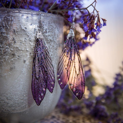 Ohrringe der Amethyst