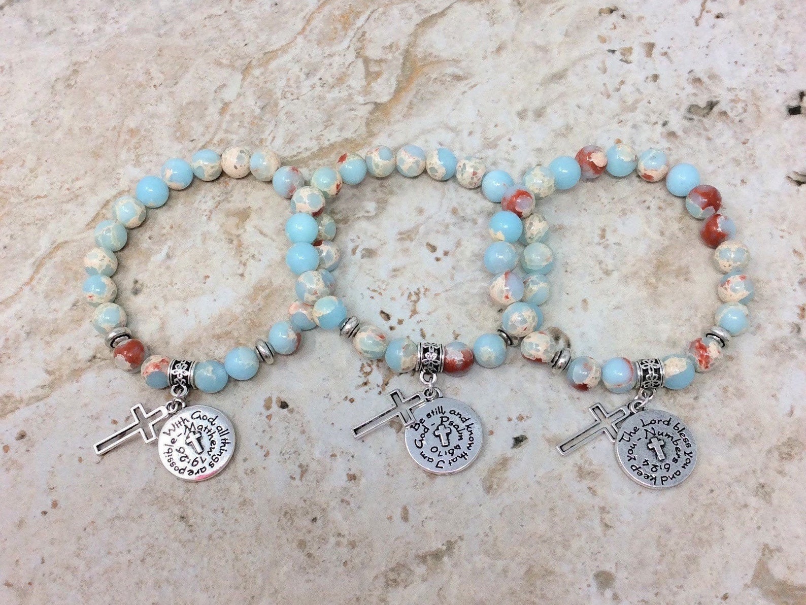 Bible Verse Charm Bracelet Scripture Charm Bracelet Bible Etsy