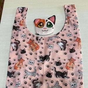 Reusable cat grocery bag