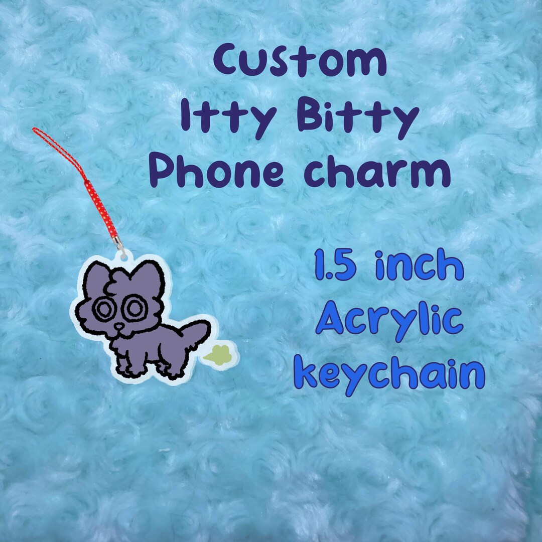 Itty Bitty Phone Charm Commission Etsy