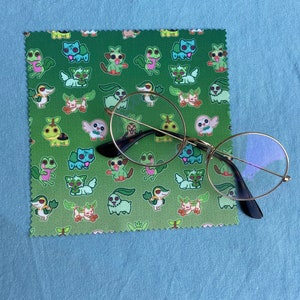 grass pkmn microfiber cloth - clean glasses, phone etc