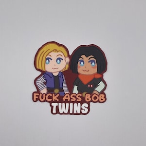 Android Duo haircut sticker 2.5 in