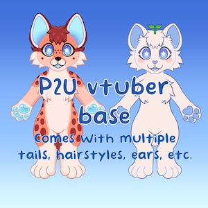 FURRY VTUBER BASE ! Great for streaming!