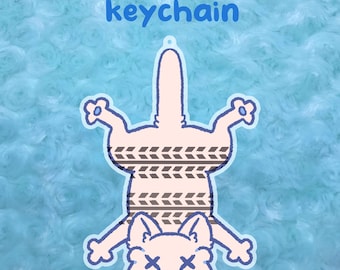 Roadkill furry Keychain 3 inch