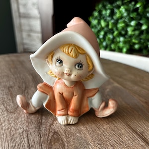 Homco tumbling pixie Elf figurine Vintage (single)