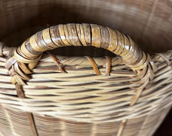 Large blanket basket ANTIQUE